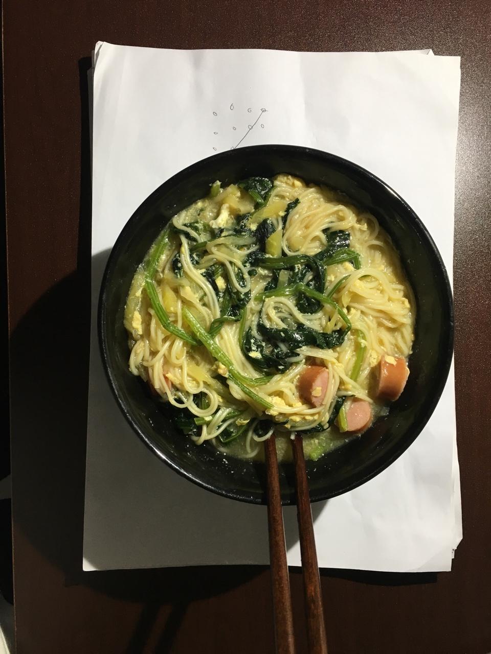 鸡蛋汤面