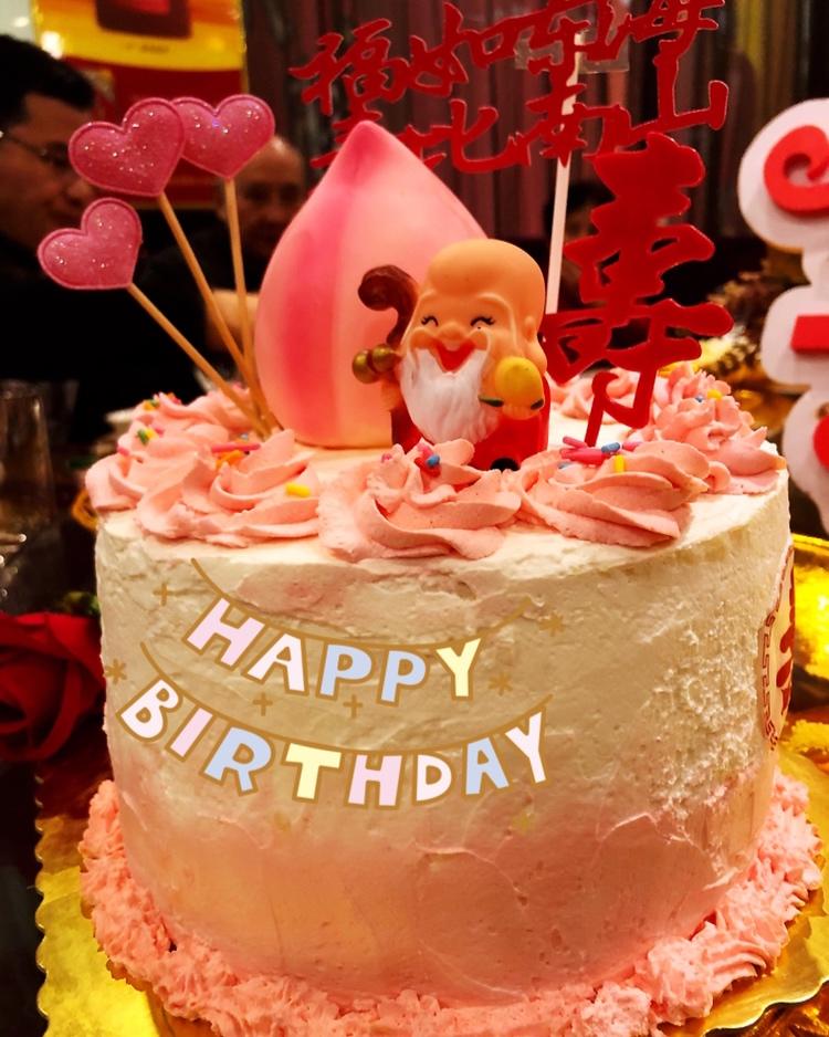 中国风祝寿蛋糕