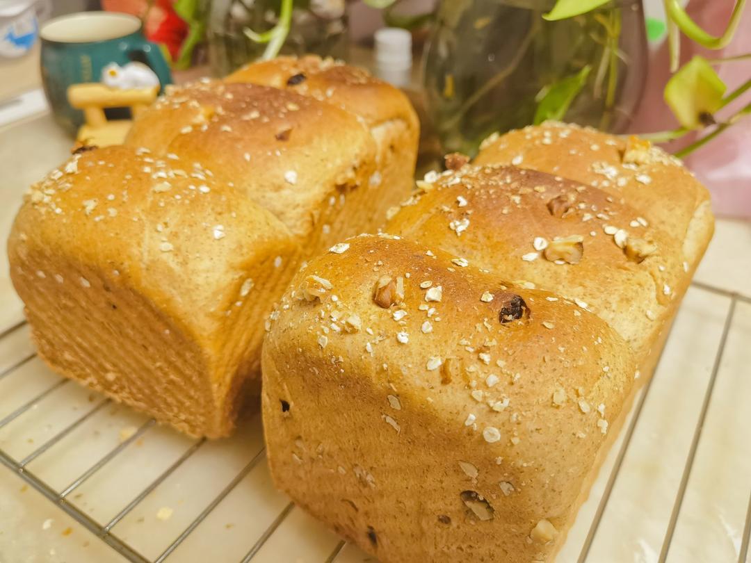 全家都爱吃的健康全麦吐司，新手也能做