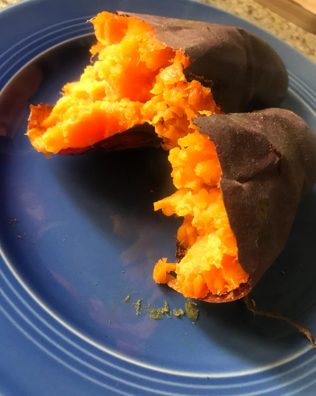 【烤箱版烤红薯】