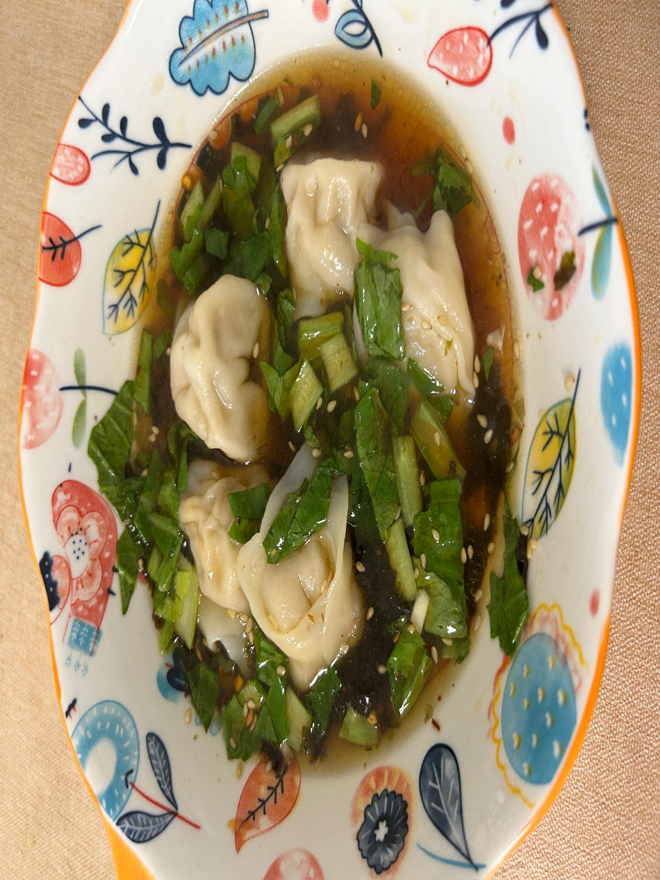 🔥好吃到汤汁都不剩❗️酸汤馄饨❗️