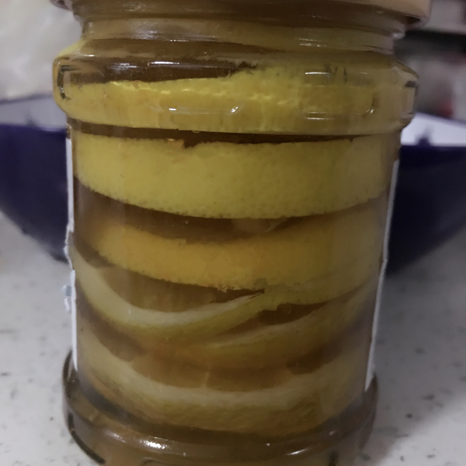 蜂蜜腌柠檬