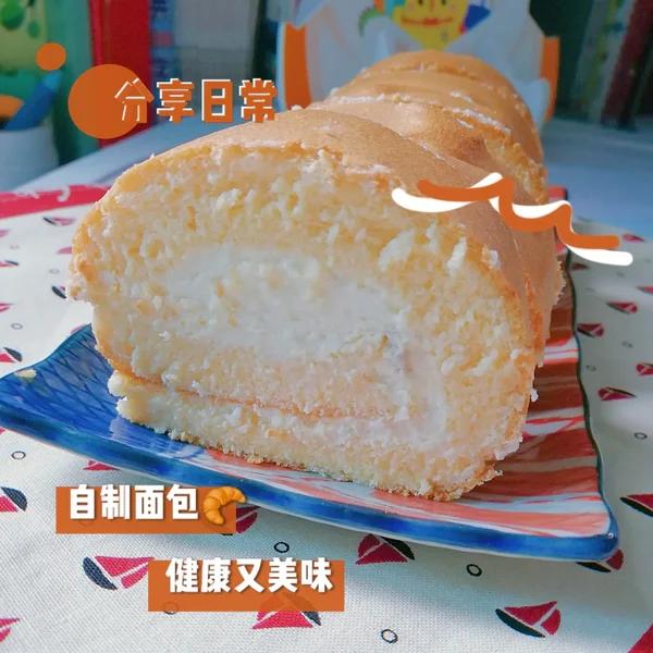 卷不裂的原味奶油蛋糕卷
