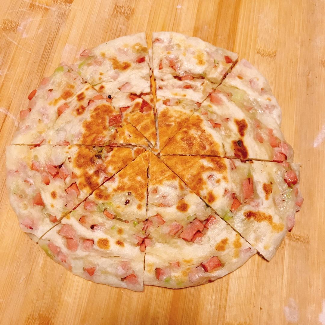 堂妈小厨——腊肠葱油饼