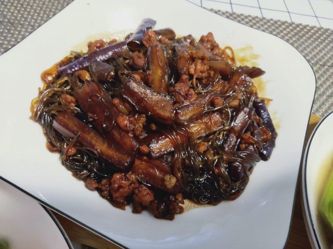 肉末茄子粉丝煲
