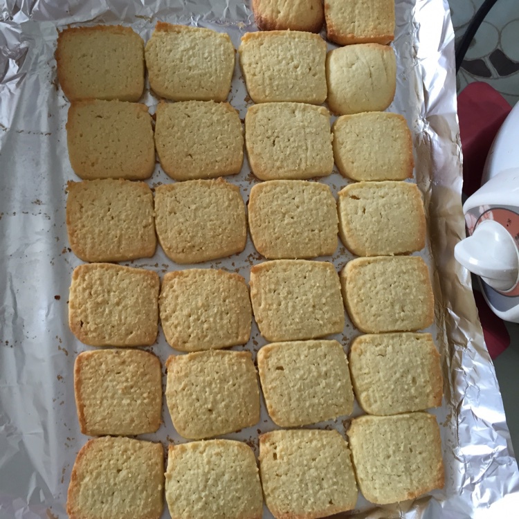椰丝饼干 超懒做法