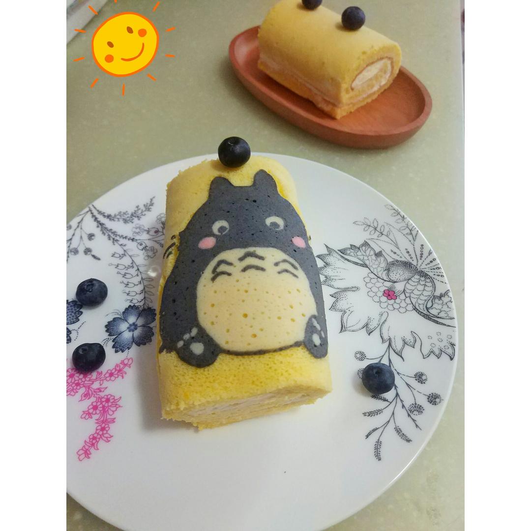 细腻零消泡彩绘蛋糕卷图案面糊制作方法