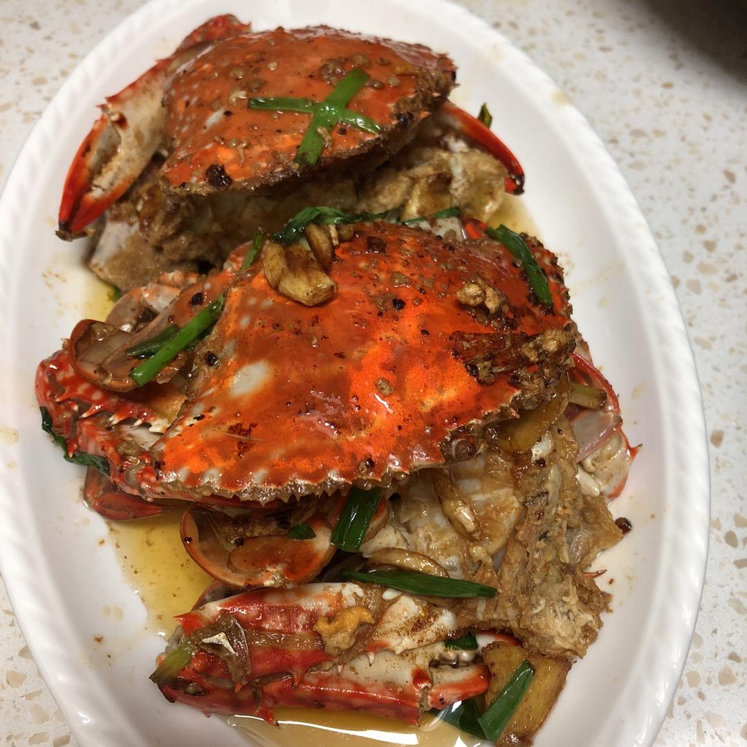 葱姜炒蟹
