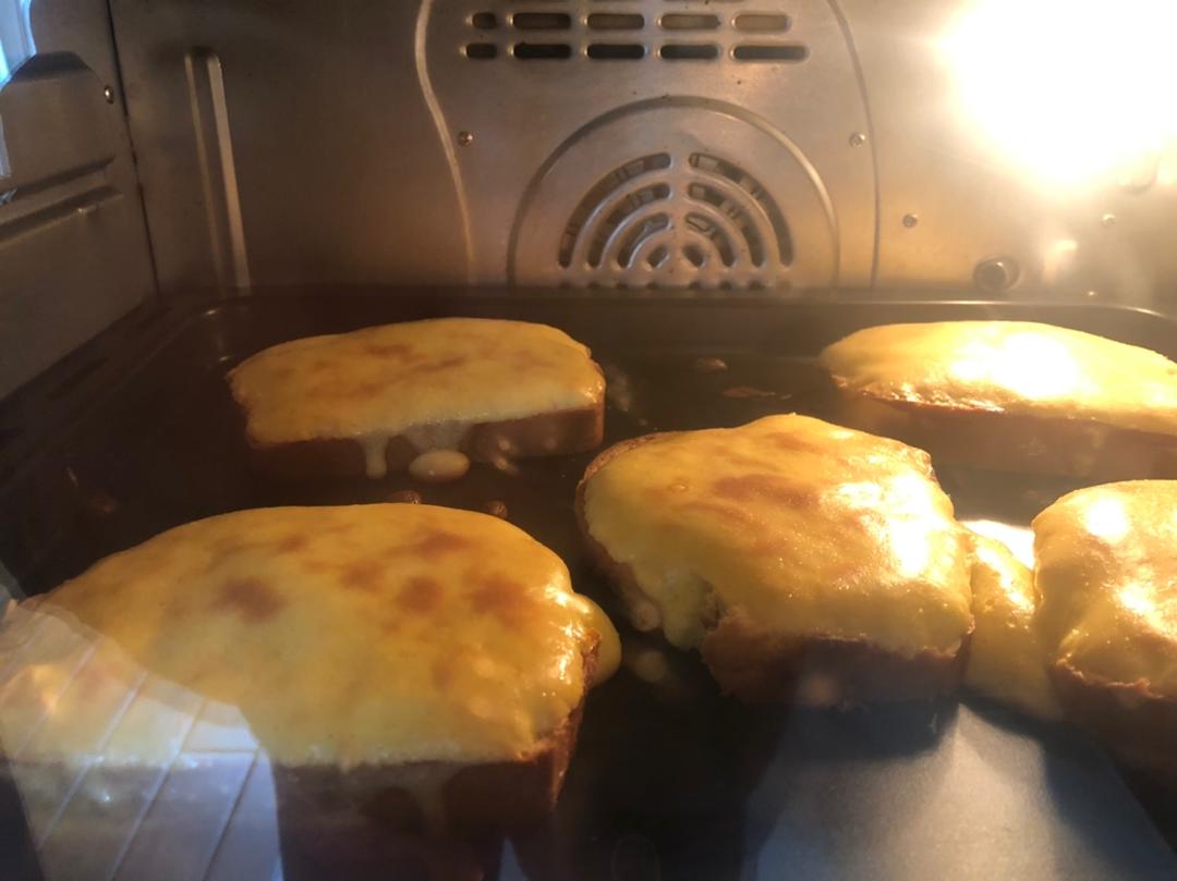 懒人版岩烧乳酪片快速消耗吐司片奶酪