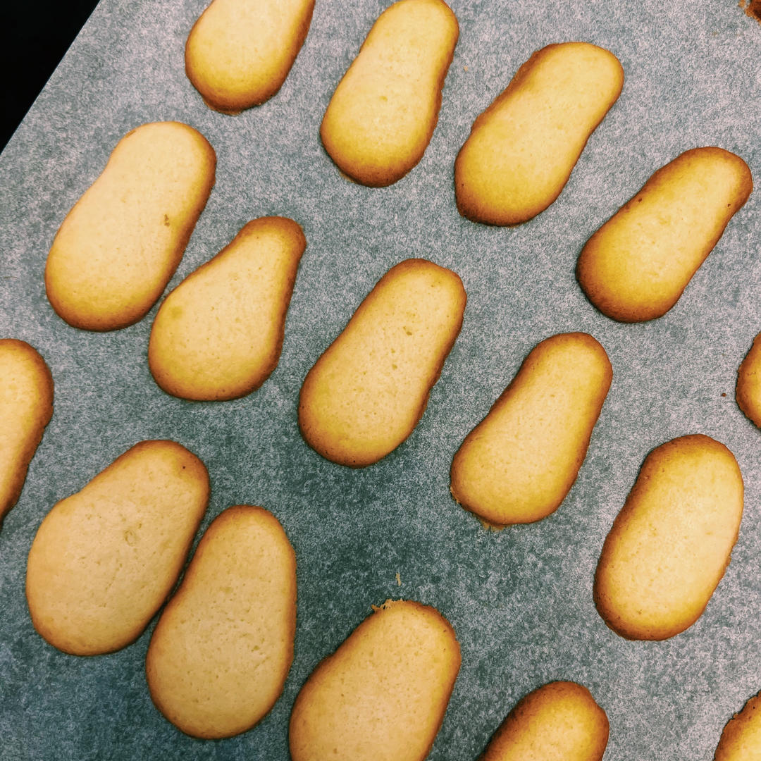 香脆法式经典猫舌头饼干|简单快手|消耗蛋白