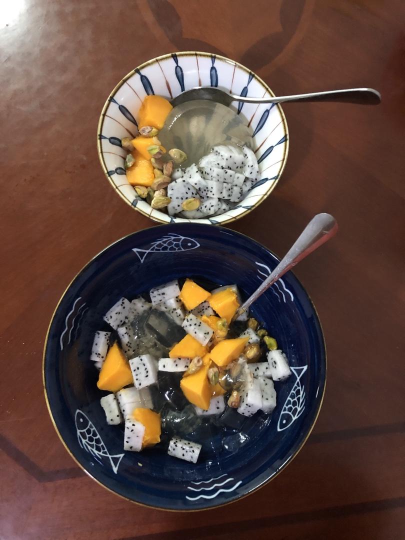 百香果爱玉冻（冰粉）（台湾夜市人气美食）