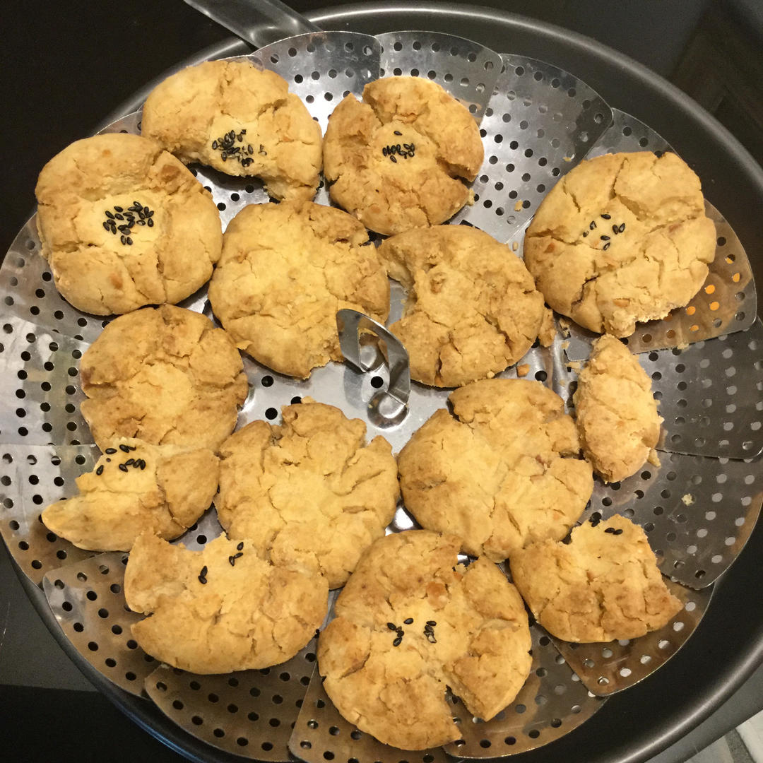 零失败自制桃酥❗️一次成功❗️酥到掉渣❗️
