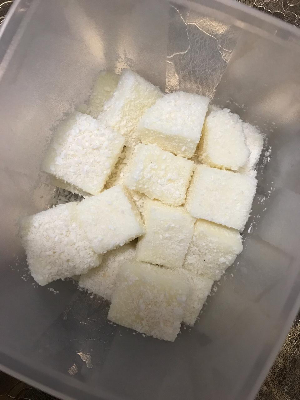 太棒啦！1个方子，做出2道口味一流的甜品！——椰奶小方&炸鲜奶