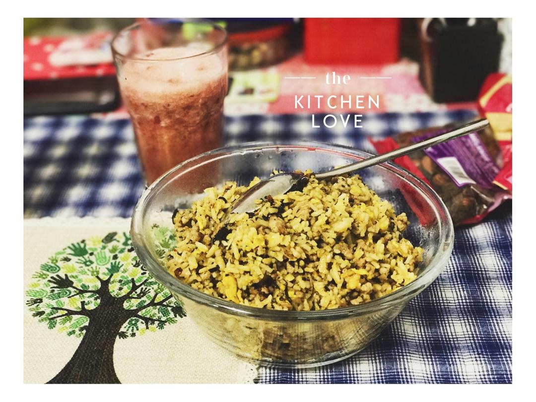 肉末橄榄菜炒饭