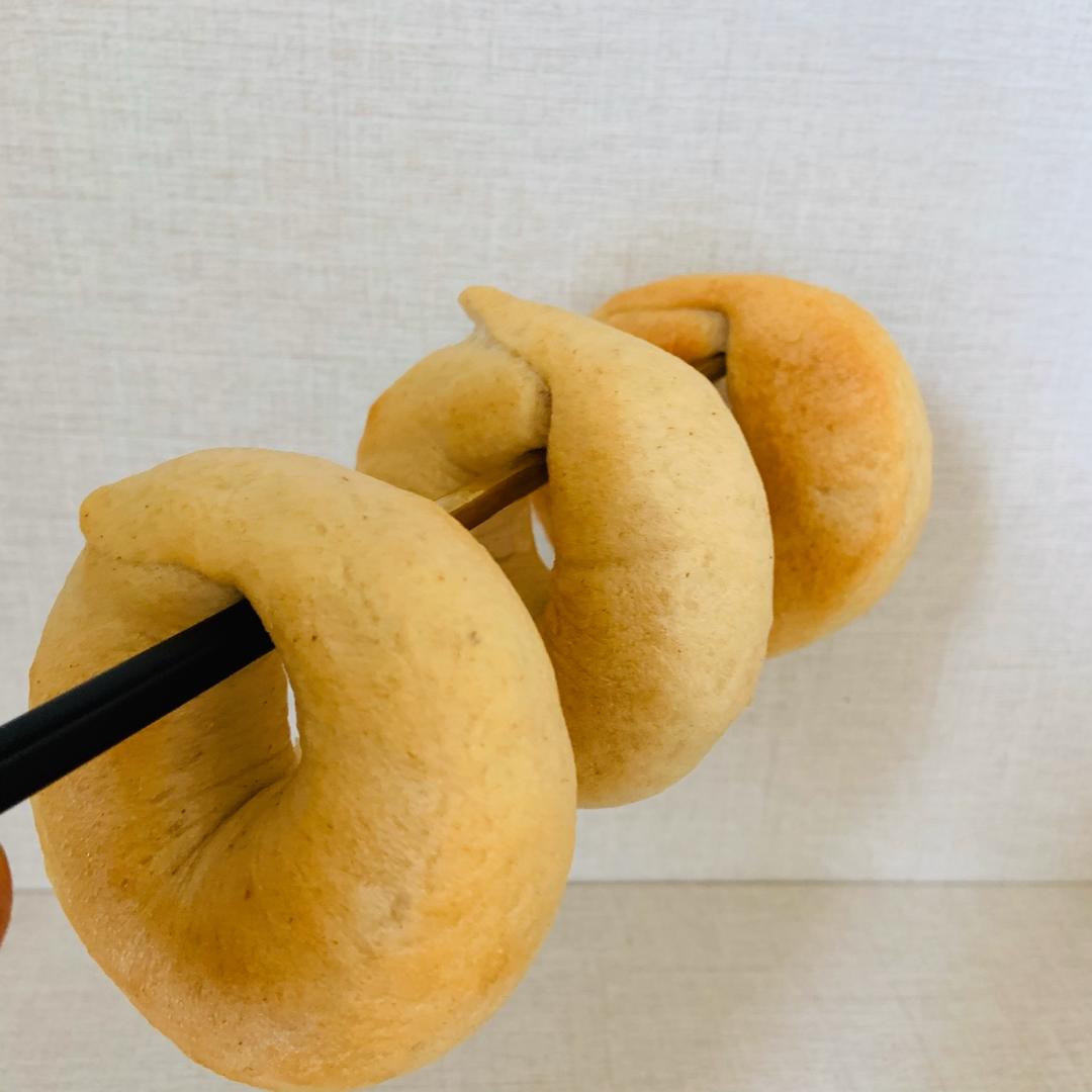 减脂主食：低糖无油全麦芝麻贝果🥯170大卡/个