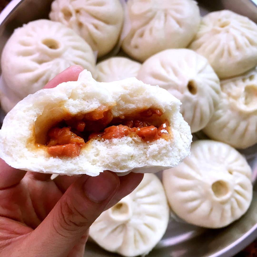 yin啊做的云朵般松软爆浆蜜汁叉烧包