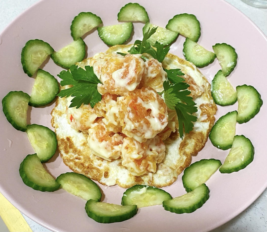 柏悦平替版芥末虾球