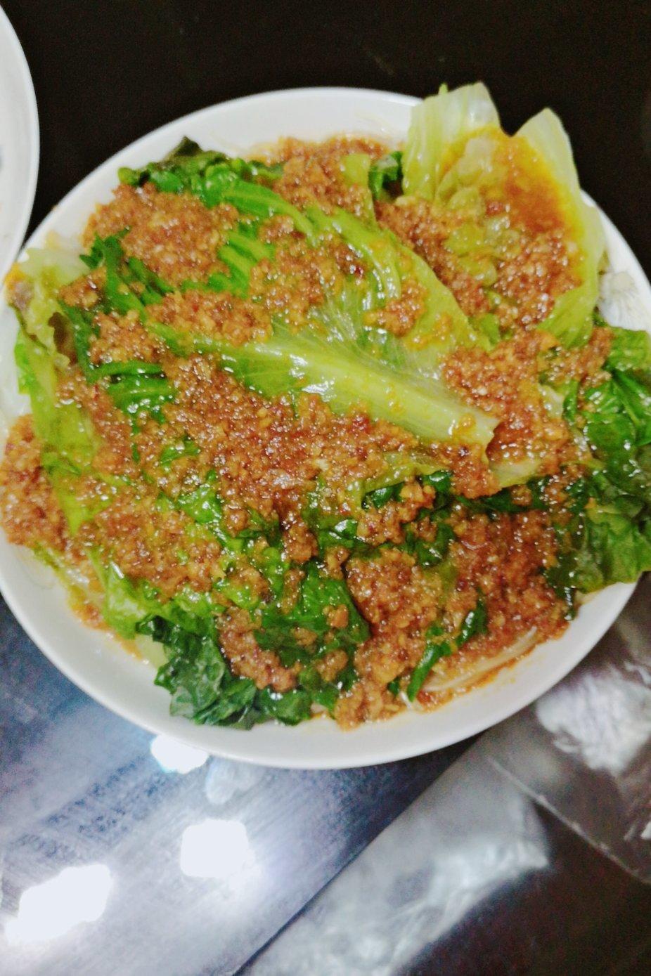 白灼生菜