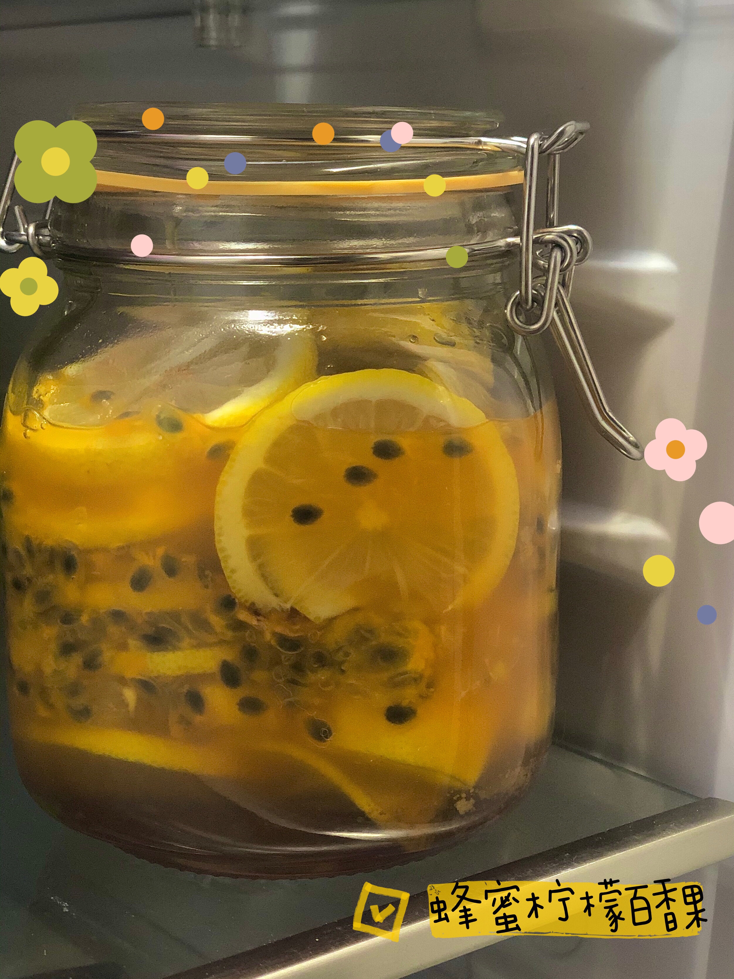 蜂蜜柠檬百香果🍋升级养乐多的做法