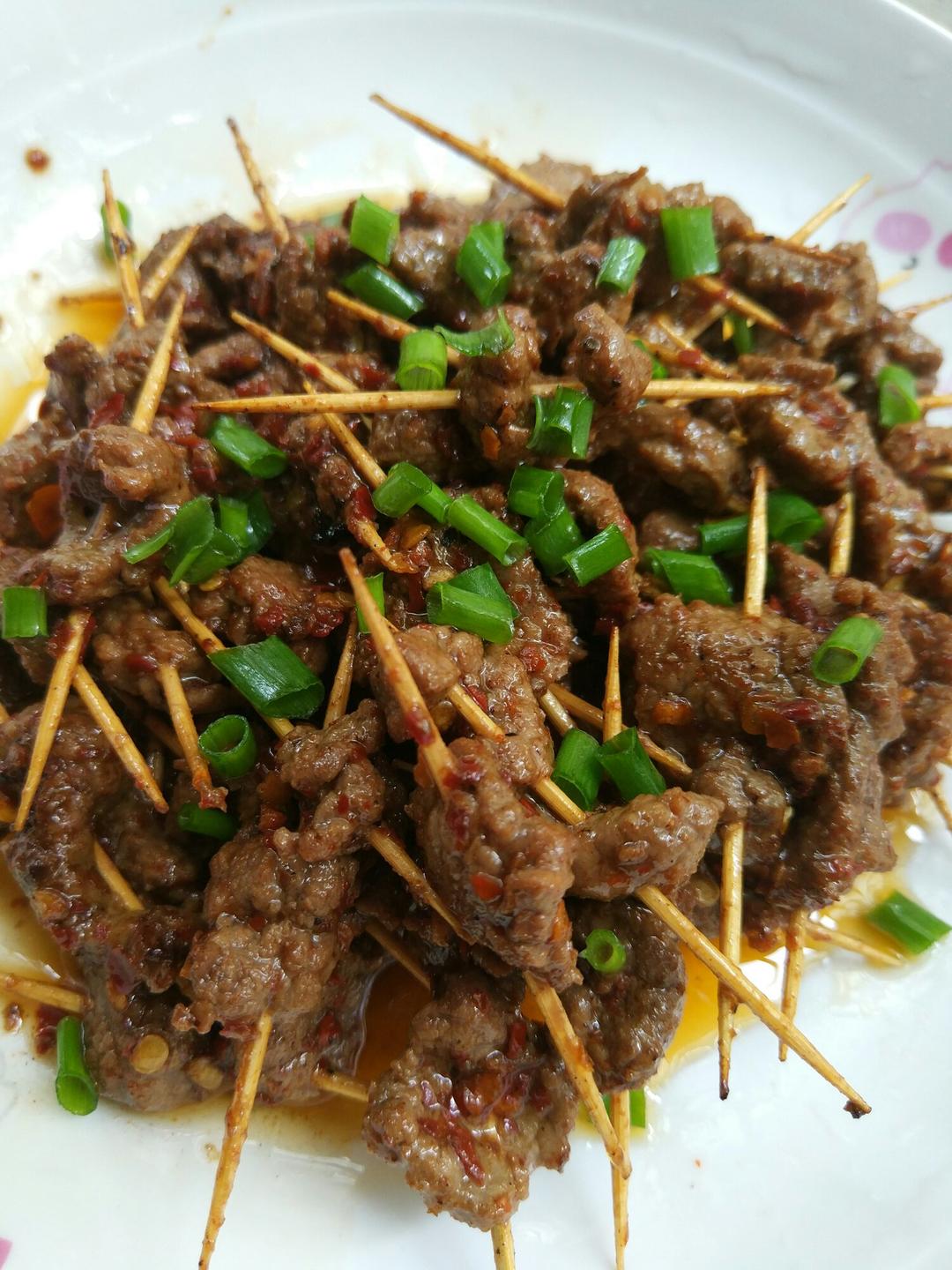 牙签牛肉串-湖南口味