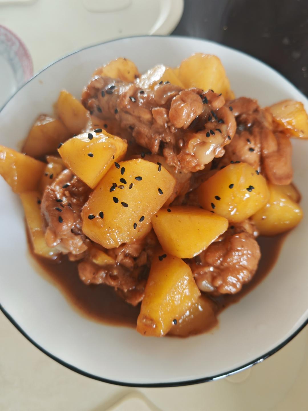 照烧土豆鸡翅根