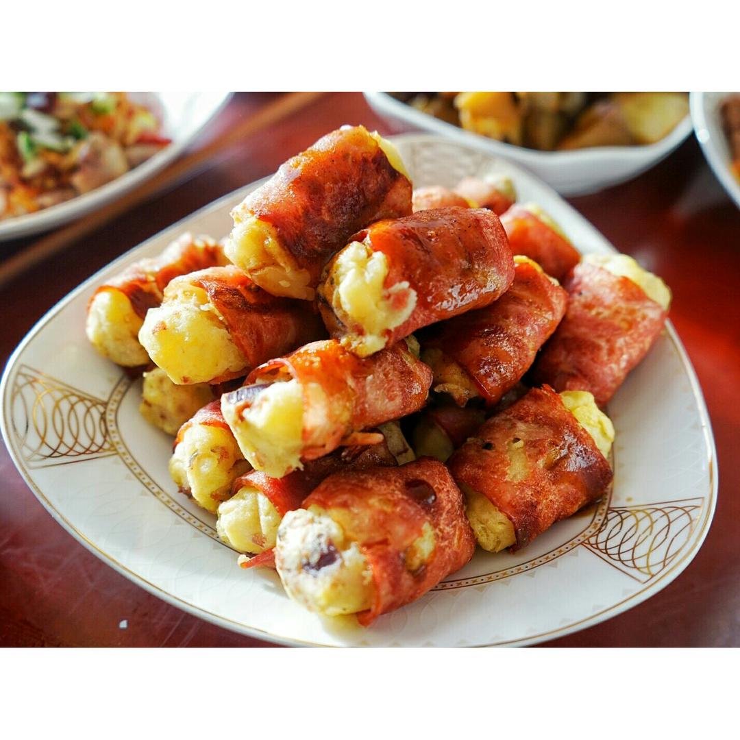 《食戟之灵》土豆培根烤肉