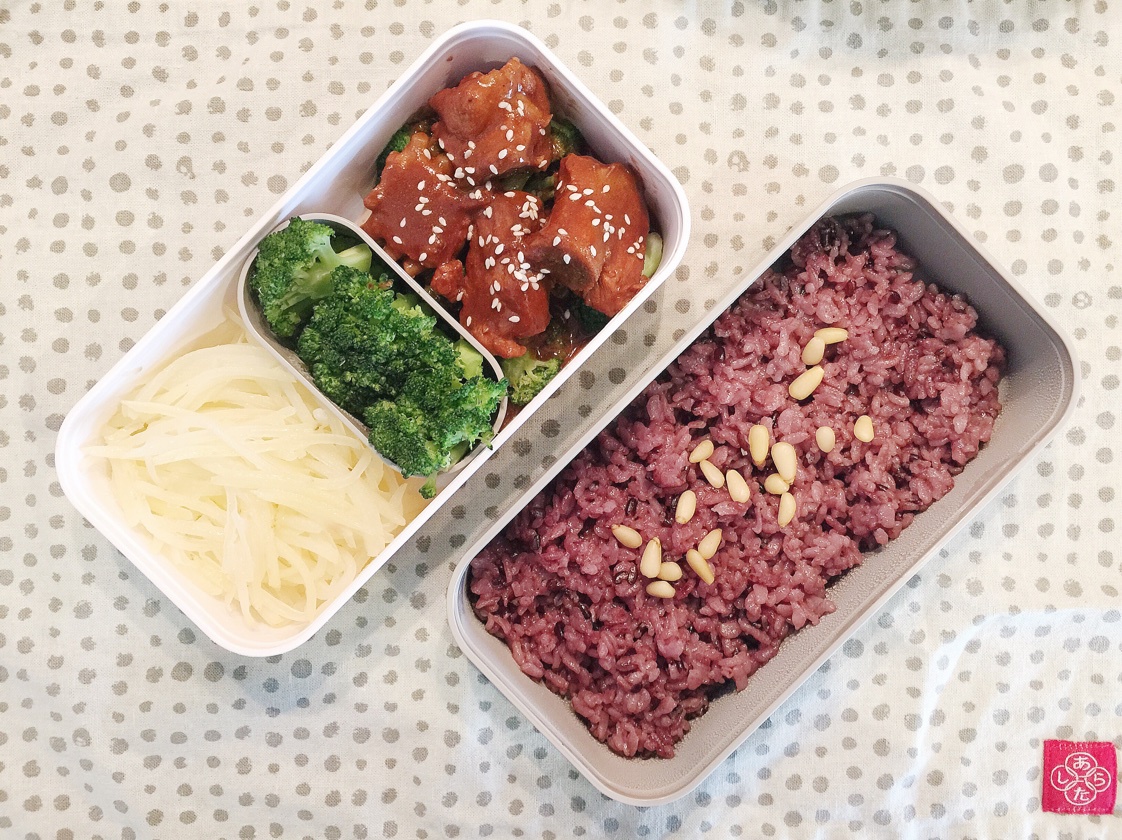 软糯甜香黑米饭