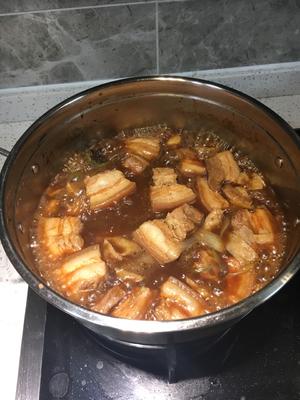 五花肉红烧本溪豆皮（腐竹）的做法 步骤9