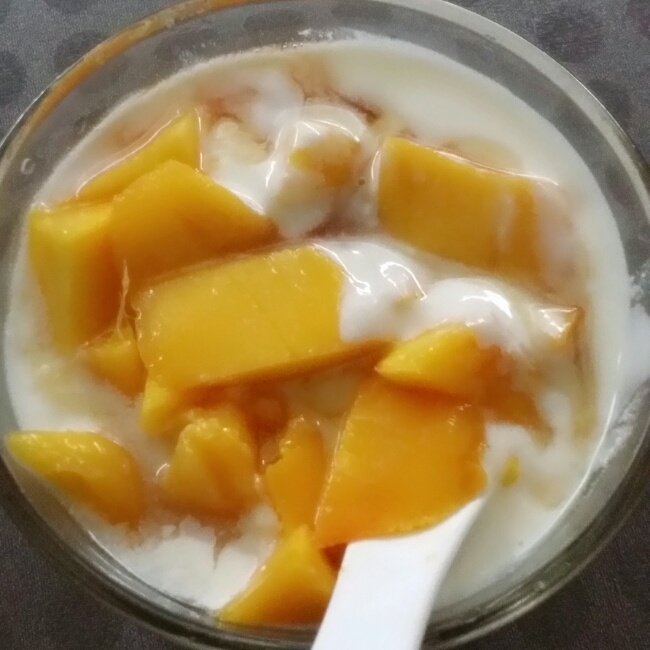 超级懒人芒果酸奶