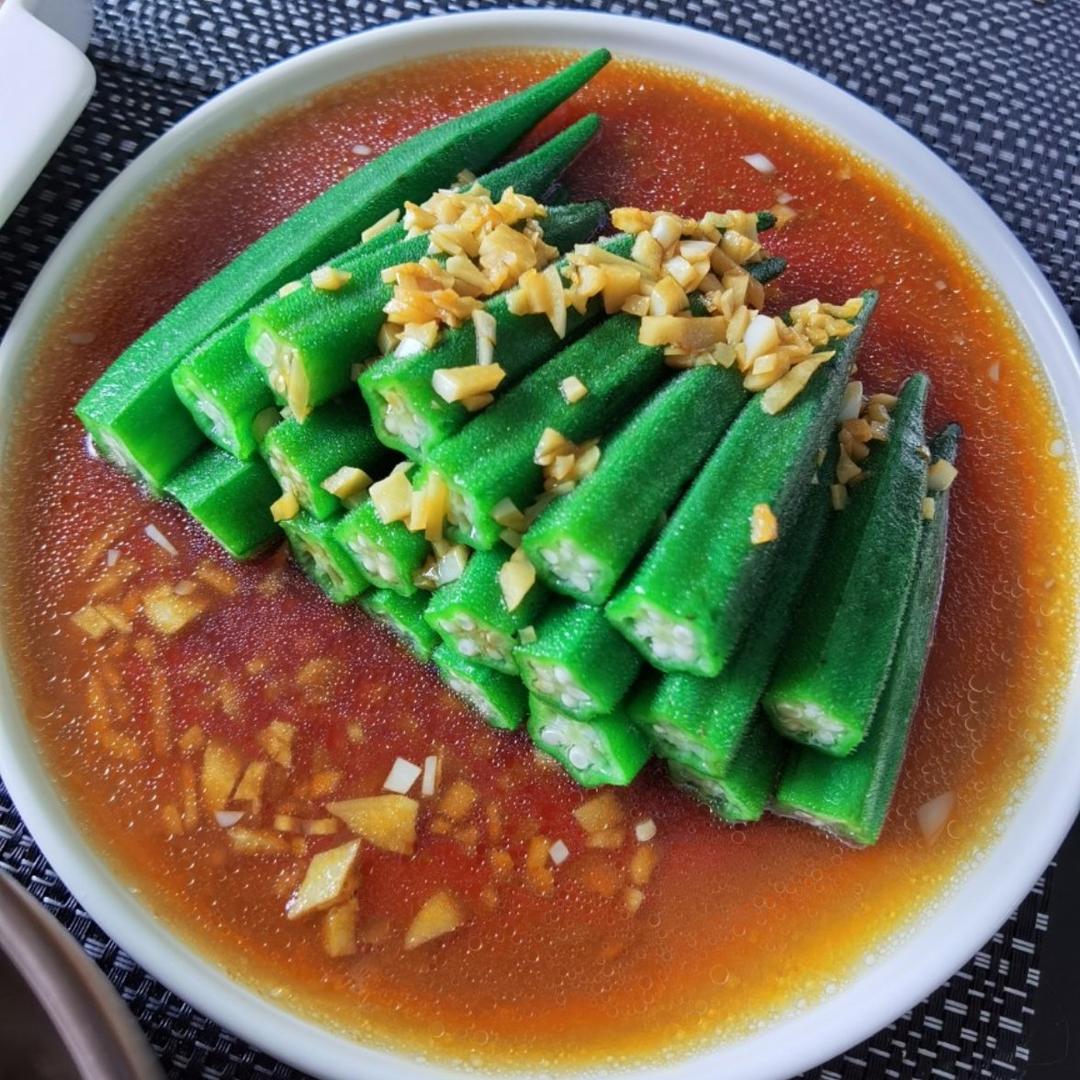 ‼️从此爱上秋葵‼️
白灼秋葵