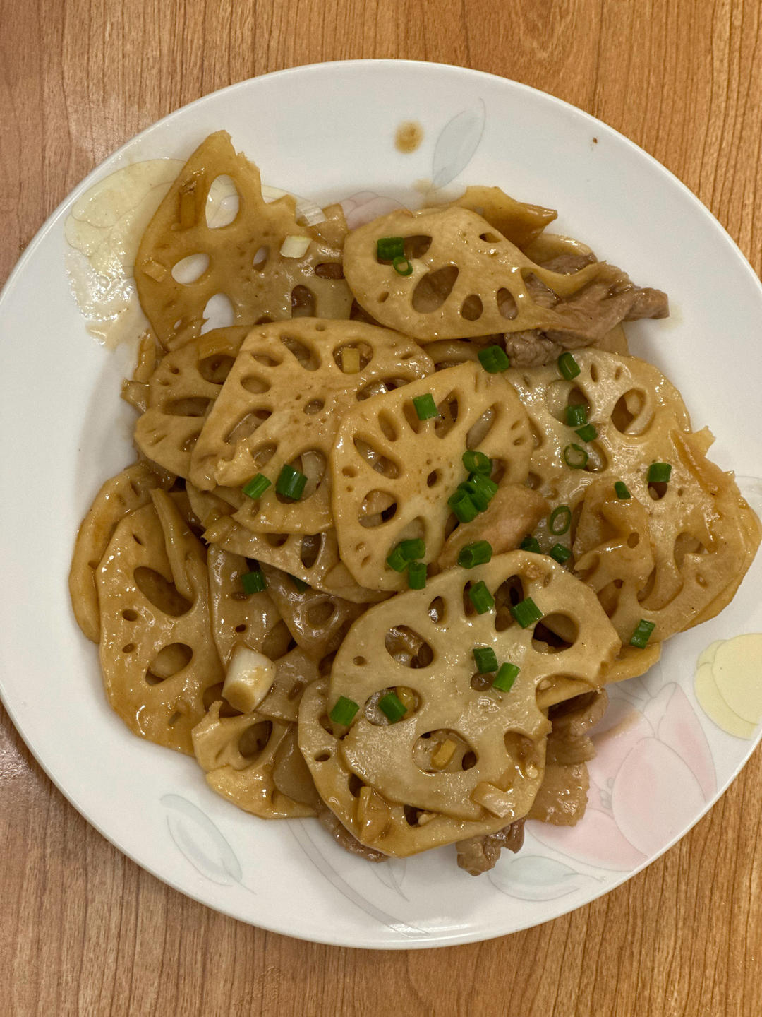 藕片炒五花肉