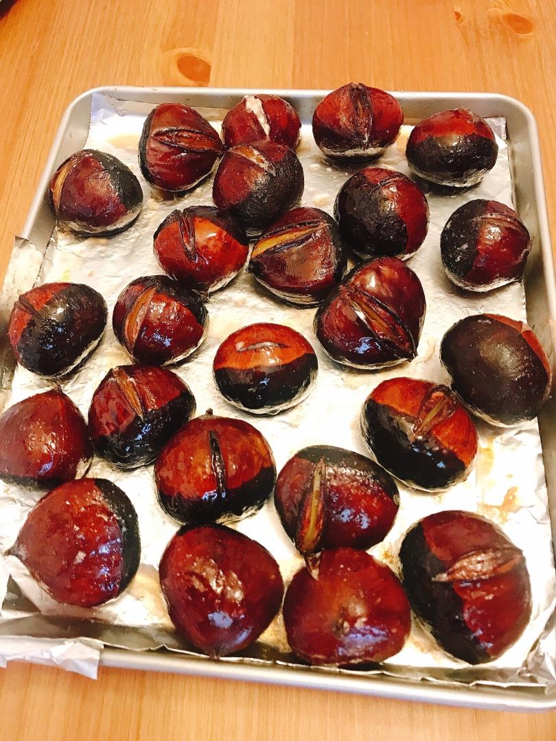 ‼️香甜软糯‼️轻松好剥㊙️烤箱版糖炒栗子