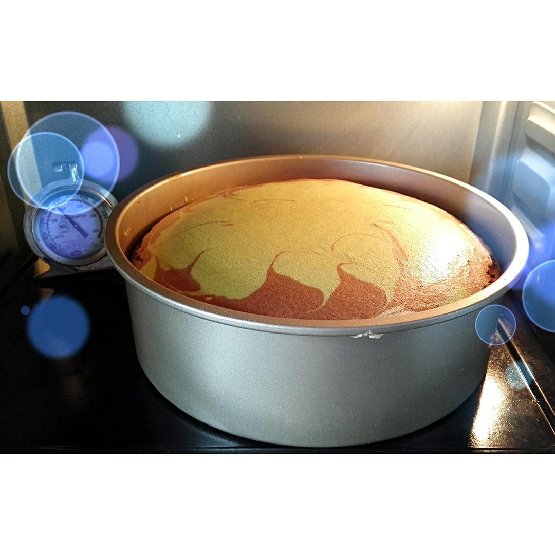 “老公”炫彩戚风蛋糕