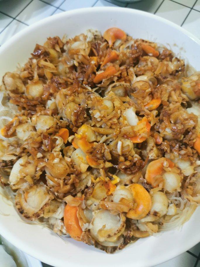 蒜蓉扇贝肉蒸粉丝
