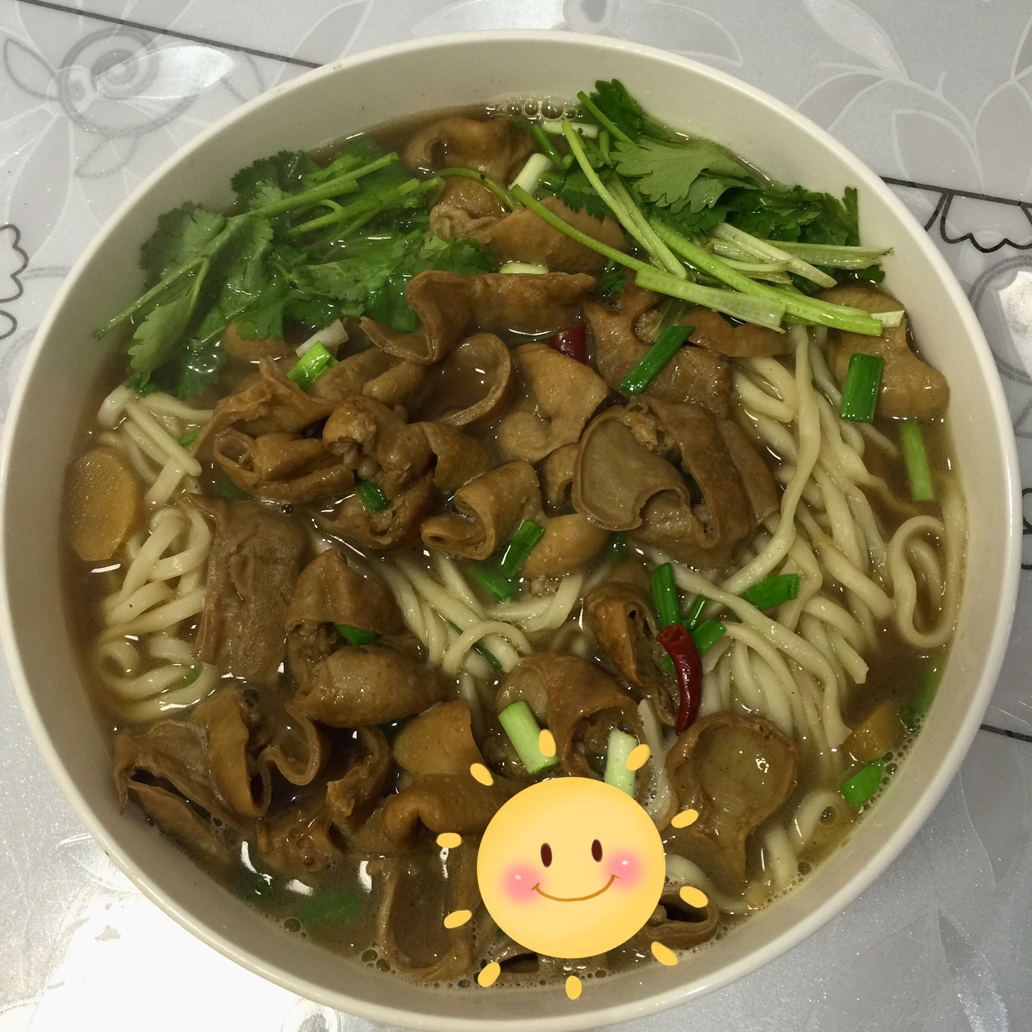红烧肥肠面