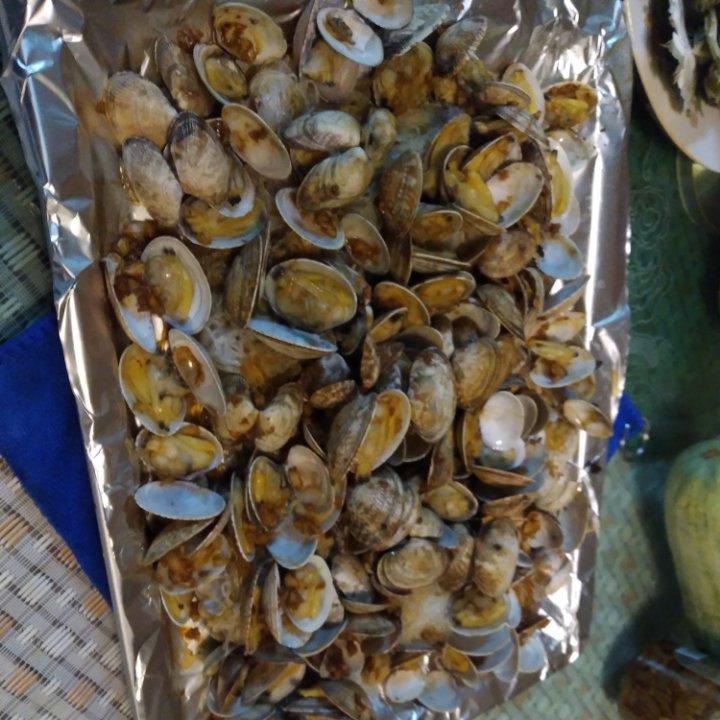 蒜蓉粉丝烤花蛤虾（烤箱版）