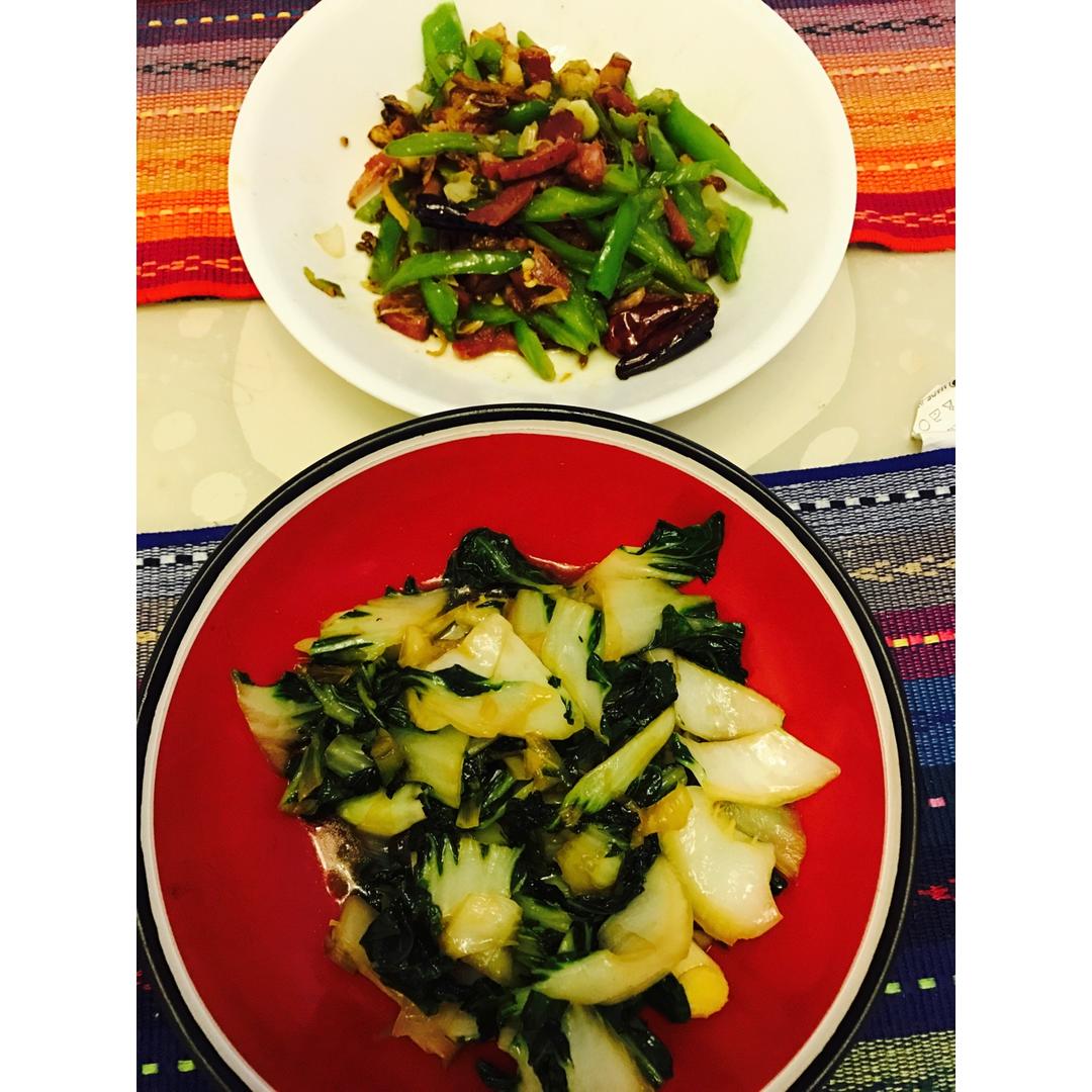 青椒腊肉