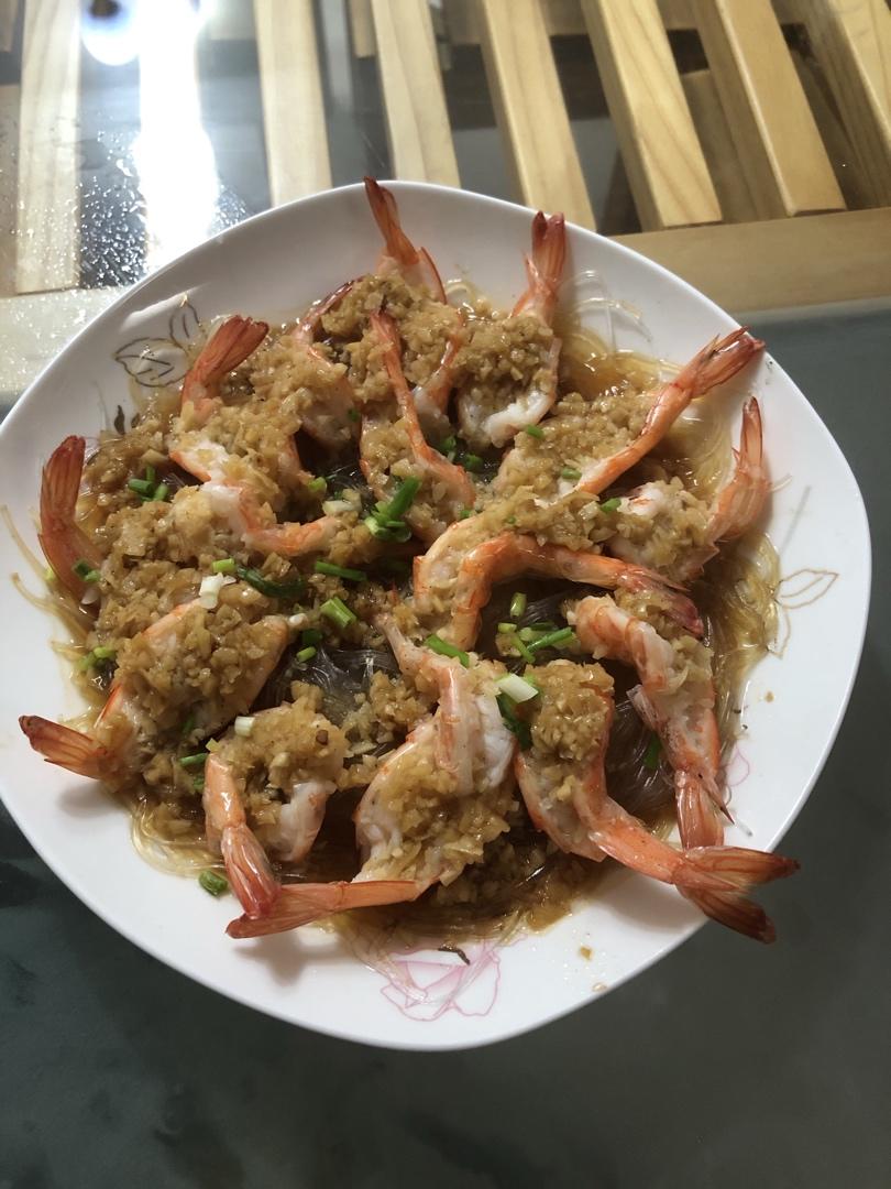 蒜蓉粉丝蒸虾