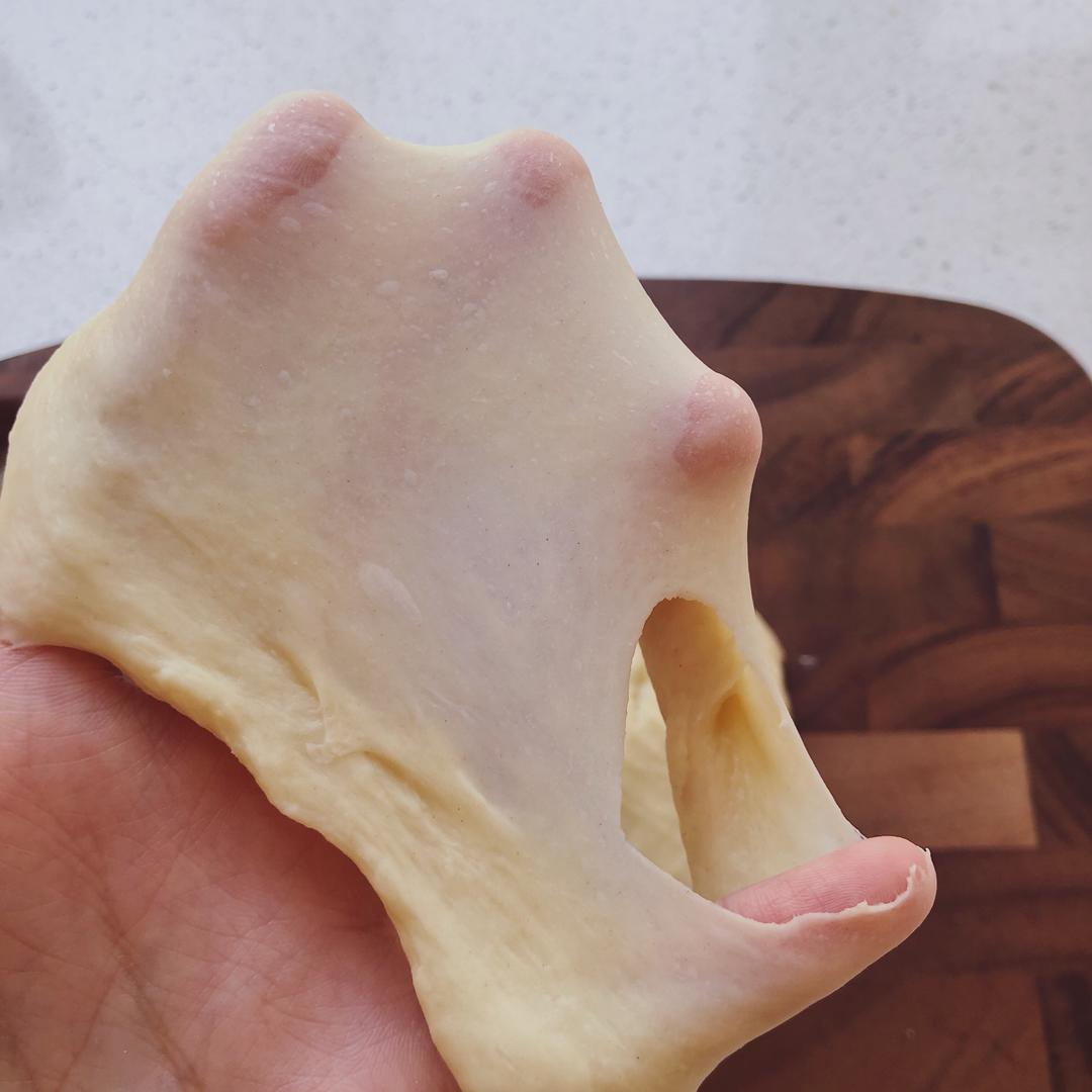 纯奶手撕吐司的做法 步骤1