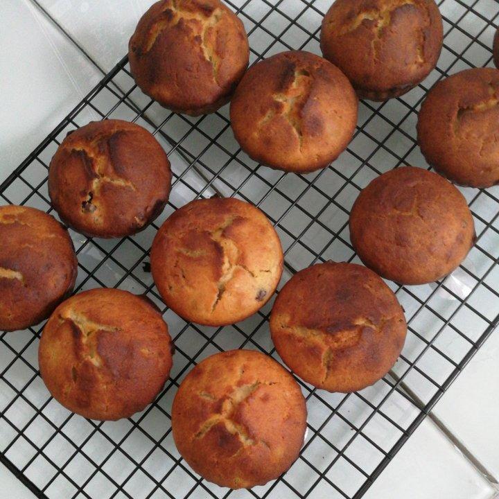 少女心的香蕉蔓越莓玛芬