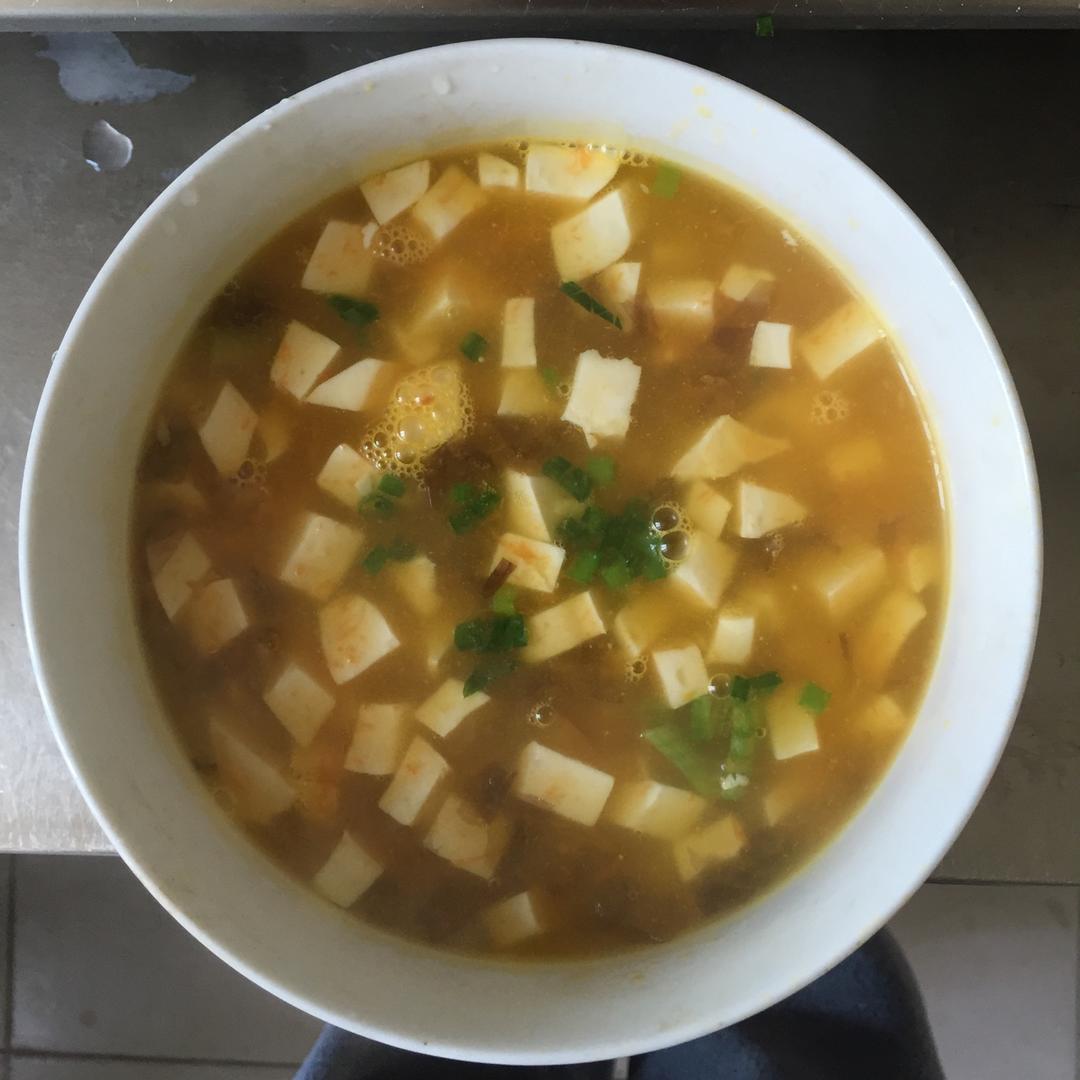 银鱼紫菜豆腐羹