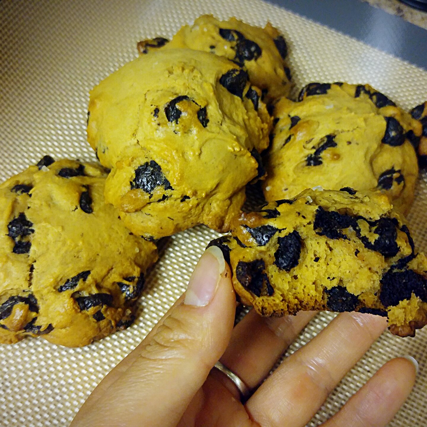 香草海盐巧克力大曲奇