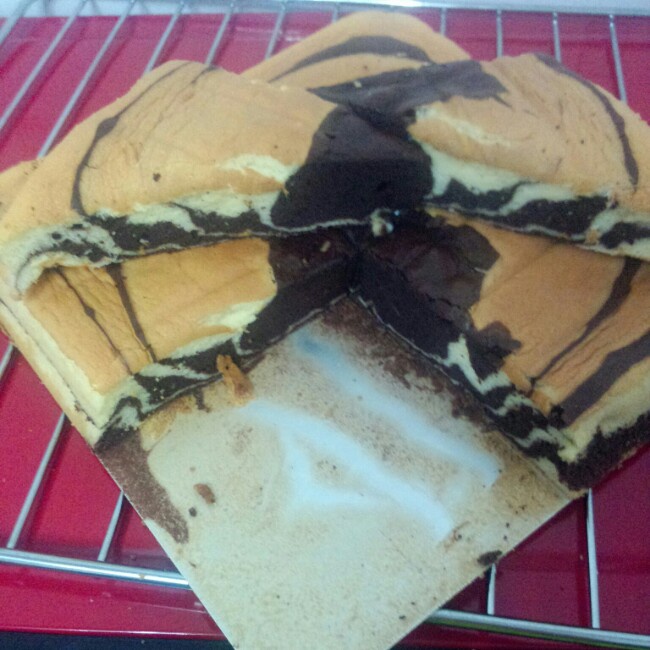 斑马纹戚风蛋糕