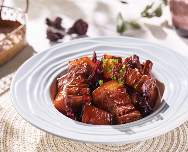 空气炸锅洛神花五花肉的做法