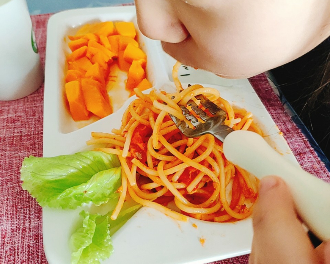 意大利面 女儿指定食品（减肥食谱）的做法 步骤7