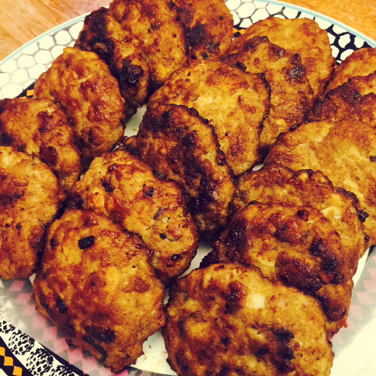 香煎马蹄肉饼