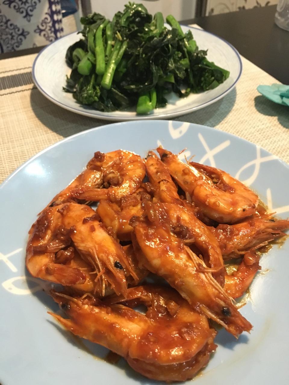 黄晓明茄汁大虾－中餐厅