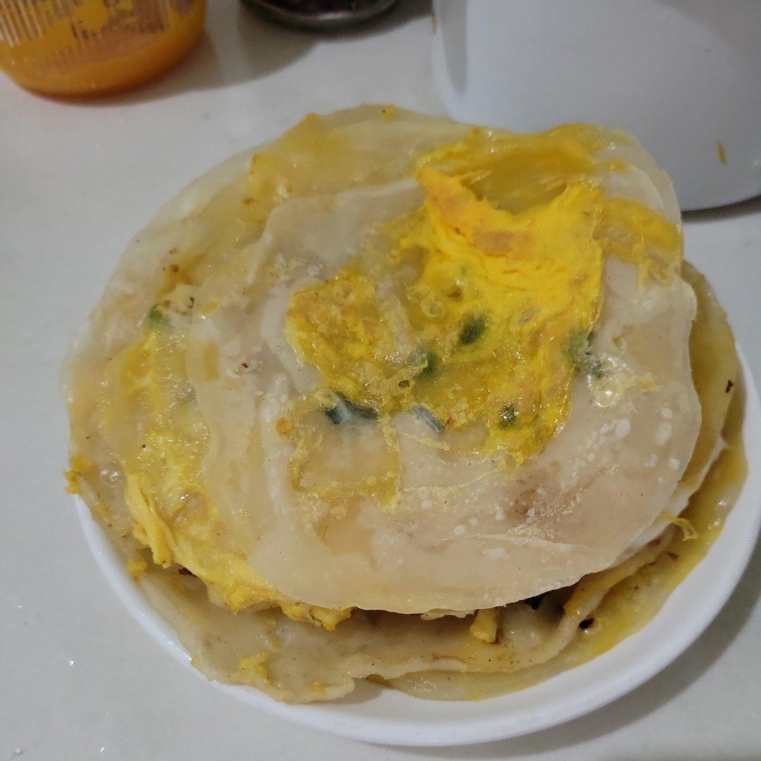葱油饼（饺子皮版）