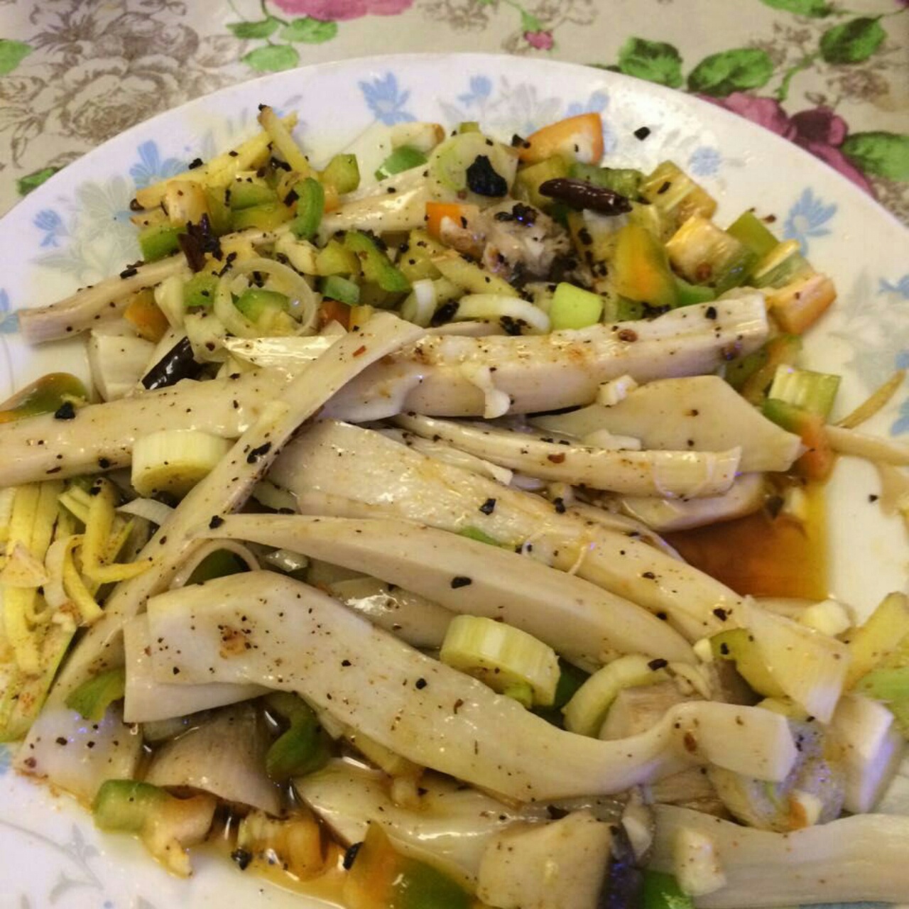 油泼杏鲍菇（凉菜
