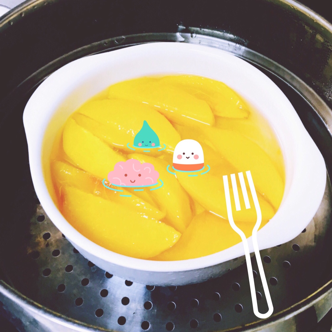 冰糖黄桃/黄桃罐头